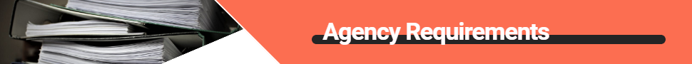 Agency Requirements banner