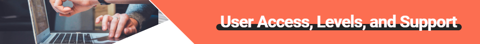 User Access Levels banner